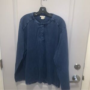 Carbon2Cobalt Men’s Long Sleeve Cohort Slub Tee Size XL